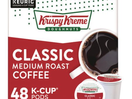 Classic Coffee K-cups, Medium Roast, 0.33 Oz, 48 box Discount