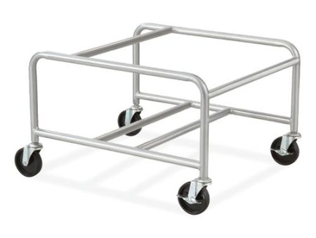 Sled Base Stack Chair Cart, Metal, 500 Lb Capacity, 23.5  X 27.5  X 17 , Silver Online