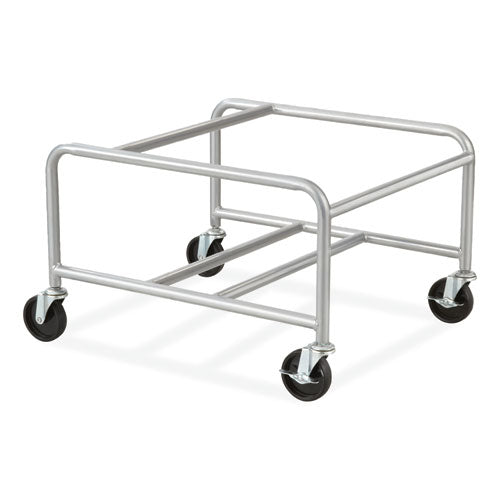 Sled Base Stack Chair Cart, Metal, 500 Lb Capacity, 23.5  X 27.5  X 17 , Silver Online