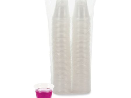 Translucent Plastic Cold Cups, 3 Oz, 125 pack Cheap