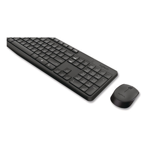 Mk235 Wireless Keyboard And Optical Mouse Combo, 2.4 Ghz Frequency, 33 Ft Wireless Range, Black Cheap