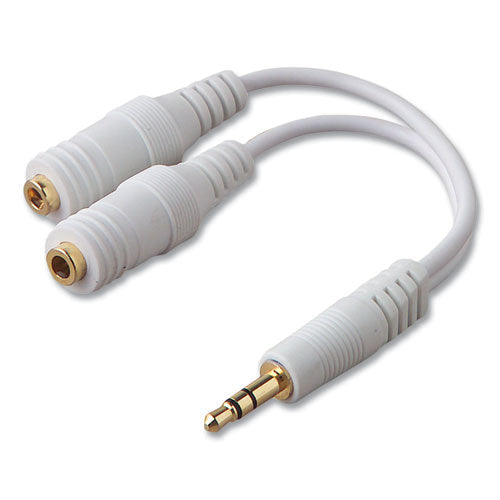 Speaker And Headphone Splitter, White Discount