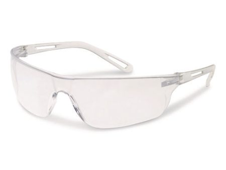 Zenon Z-lyte Safety Glasses, Scratch-resistant, Clear Plastic Frame, Clear Polycarbonate Lens Hot on Sale