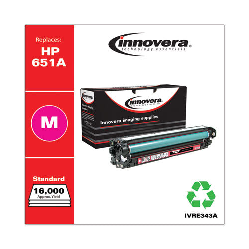 Remanufactured Magenta Toner, Replacement For 651a (ce343a), 13,500 Page-yield Online now