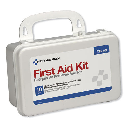 Ansi-compliant First Aid Kit, 64 Pieces, Plastic Case For Discount