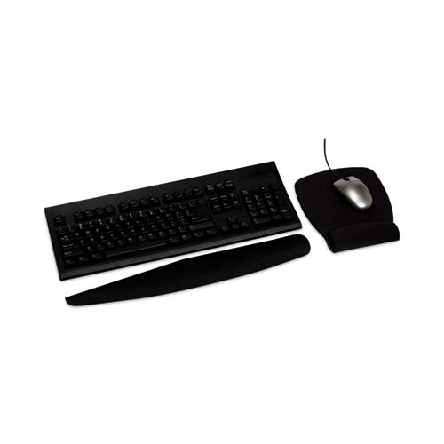 Antimicrobial Foam Mouse Pad With Wrist Rest, 8.62 X 6.75, Black Cheap