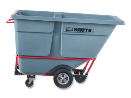 1 Cu Yd Brute Duratilt Frame Tilt Truck, Standard Duty, 1,200 Lb Capacity, Gray Fashion