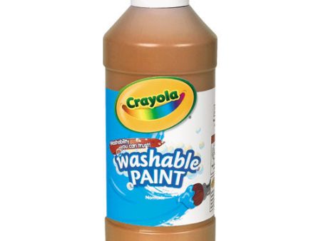 Washable Paint, Orange, 16 Oz Bottle Online Sale