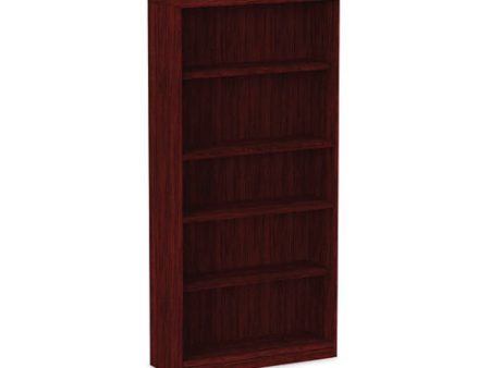 Alera Valencia Series Bookcase, Five-shelf, 31.75w X 14d X 64.75h, Mahogany Online