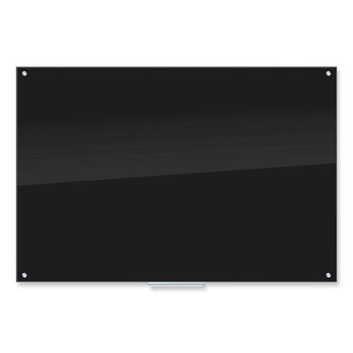 Black Glass Dry Erase Board, 72  X 48  (actual Size: 70  X 47 ), Black Surface Cheap