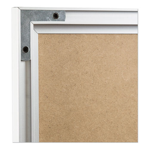 4n1 Magnetic Dry Erase Combo Board, Week month Planning, 24 X 18 (actual Size: 23 X 17), Tan wh Surface, Satin Aluminum Frame For Cheap