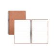 Asmbld Faux Leather Wirebound Notebook, 1-subject, Medium college Rule, Tan Cover, (80) 8.5 X 5.75 Sheets Discount