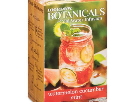 Botanicals Watermelon Cucumber Mint Cold Water Herbal Infusion, 0.7 Oz Tea Bag, 18 box For Discount