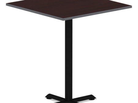 Reversible Laminate Table Top, Square, 35.38w X 35.38d, Medium Cherry mahogany Fashion