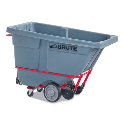 0.5 Cu Yd Brute Duratilt Frame Tilt Truck, Heavy Duty, 1,400 Lb Capacity, Gray Fashion