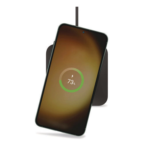 Boost Charge Pro Universal Easy Align Wireless Charging Pad, Qi Wireless Charging, 15 W, Black For Cheap