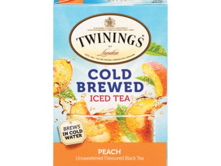 Cold Brew Iced Tea Bags, Peach, 0.07 Oz Tea Bag, 20 box Online Hot Sale