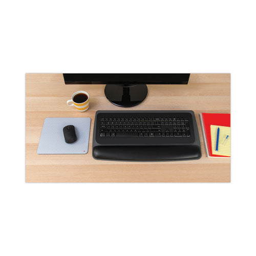 Antimicrobial Gel Keyboard Wrist Rest Platform, 19.6 X 10.6, Black gray silver Sale