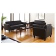 Alera Reception Lounge Sofa Series, Two-cushion Loveseat, 55.5  X 31.5  X 33.07 , Black Hot on Sale