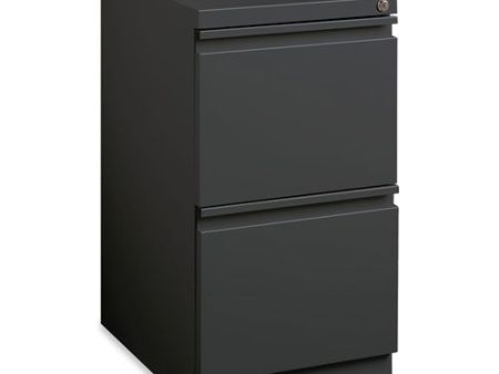 Full-width Pull 20 Deep Mobile Pedestal File, 2-drawer: File file, Letter, Charcoal, 15 X 19.88 X 27.75 Fashion