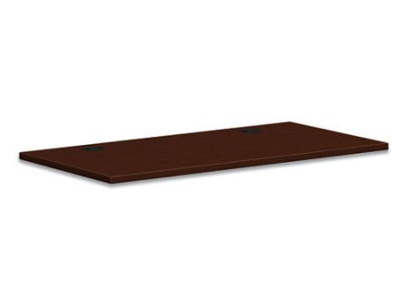 Mod Worksurface, Rectangular, 48w X 24d, Traditional Mahogany Online now