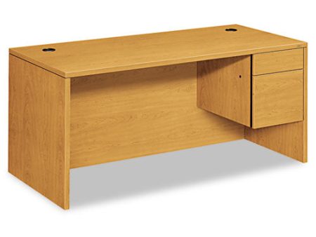 10500 Series  l  Workstation Right Pedestal Desk, 66  X 30  X 29.5 , Harvest Hot on Sale