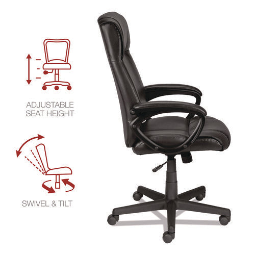 Alera Dalibor Series Manager Chair, Supports Up To 250 Lb, 17.5  To 21.3  Seat Height, Black Seat back, Black Base Online