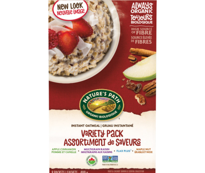 Nature s Path GF Instant Oatmeal Variety Pack (8 Packets) Online now