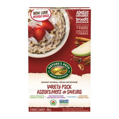 Nature s Path GF Instant Oatmeal Variety Pack (8 Packets) Online now