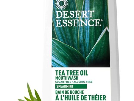 Desert Essence Tea Tree Oil Mouthwash Spearmint (237ml) Fashion