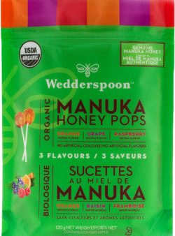 Wedderspoon Organic Manuka Honey Pops (24pcs) For Sale