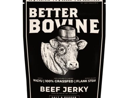 Better Bovine 100% Grass-fed Beef Jerky (50g) Online Sale