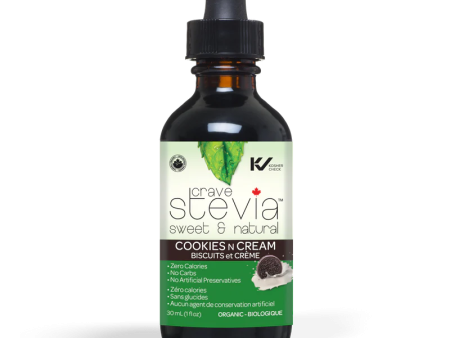 Crave Stevia Cookies N Cream Liquid Drops (30ml) Online Hot Sale