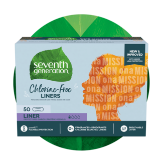 Seventh Generation Chlorine-Free Liners (50 Pack) Sale