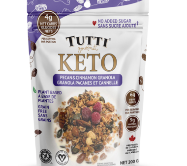 Tutti Gourmet Keto Pecan & Cinnamon Granola (200g) Sale