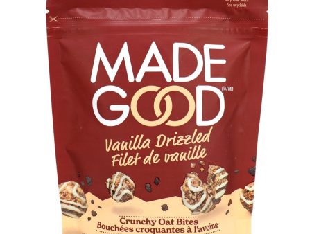 MadeGood Vanilla Drizzled Crunchy Oat Bites - Cookies & Creme (100g) Discount