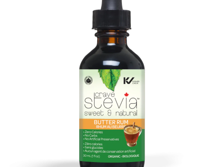 Crave Stevia Butter Rum Liquid Drops (30ml) Sale