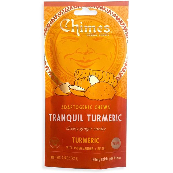 Chimes Herbal Chews Tranquil Turmeric (72g) For Discount