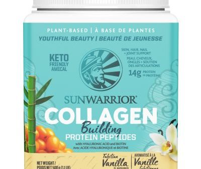 Sunwarrior Collagen Building Protein Peptides Tahitian Vanilla (500g) Supply