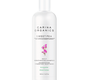 Carina Organics Daily Moisturizing Shampoo Sweet Pea (360ml) For Sale