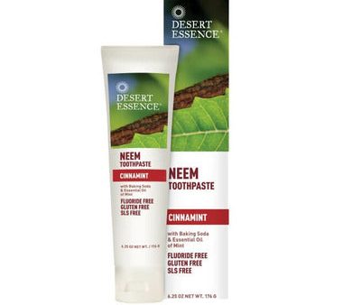 Desert Essence Neem Toothpaste Cinnamint (176g) For Sale